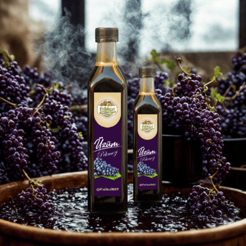 Toprak kapta geleneksel üzüm pekmezi