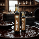 Kahvaltı sofrasında keçiboynuzu pekmezi ve ceviz