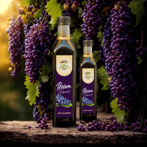 Tahin ve üzüm pekmezi tabağı yakın çekim