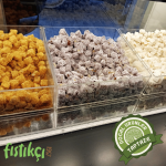 İçerisinde bol Antep fıstığı olan çifte kavrulmuş lokum