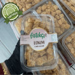 Altın sarısı çıtır kadayıf kaplı taze lokumlar